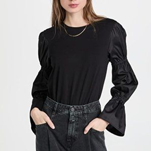 Something Navy | Cinched Bell Sleeve Top